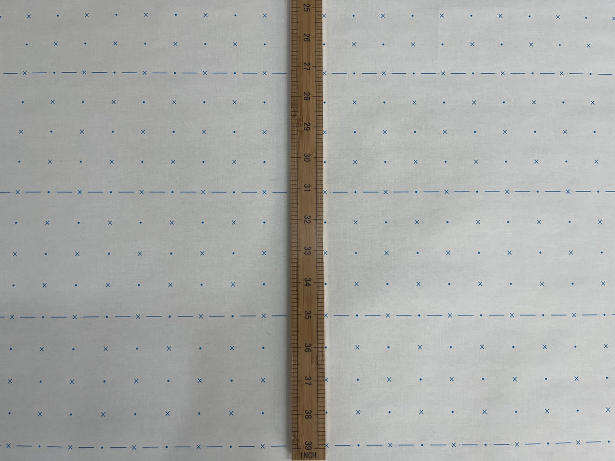 Pattern Paper for Sewing, Tracing Paper for Pattern Drafting, Marking Paper for Dressmaking (Alphanumeric Dotted Paper, 45 Inch x 20 Yard)