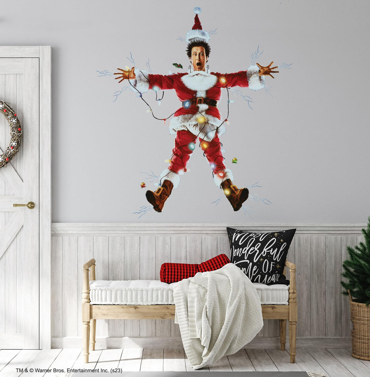 RoomMates RMK5410GM National Lampoon's Christmas Vacation Decal, Red