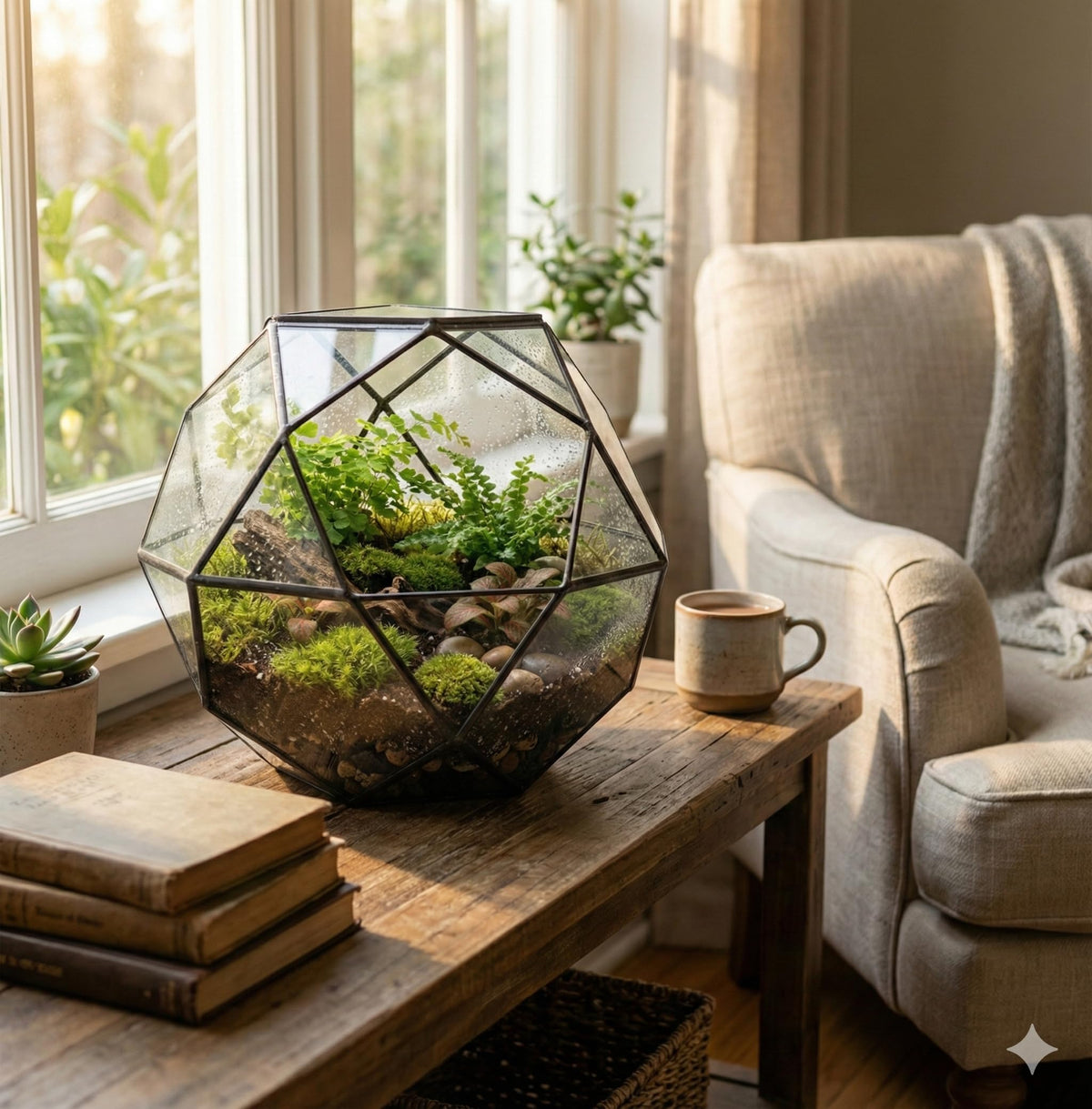 DIY Terrarium Kit | Pebbles Sphagnum Moss Activated Carbon Burlap Peat Moss Tools | Terrarium Supplies (Advanced)