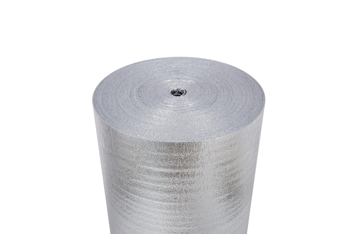 SmartSHIELD -1.5mm 48" x200ft Reflective Insulation roll 800 Sq. Ft., Foam Core Radiant Barrier, Thermal Insulation Shield - Foil / Foil