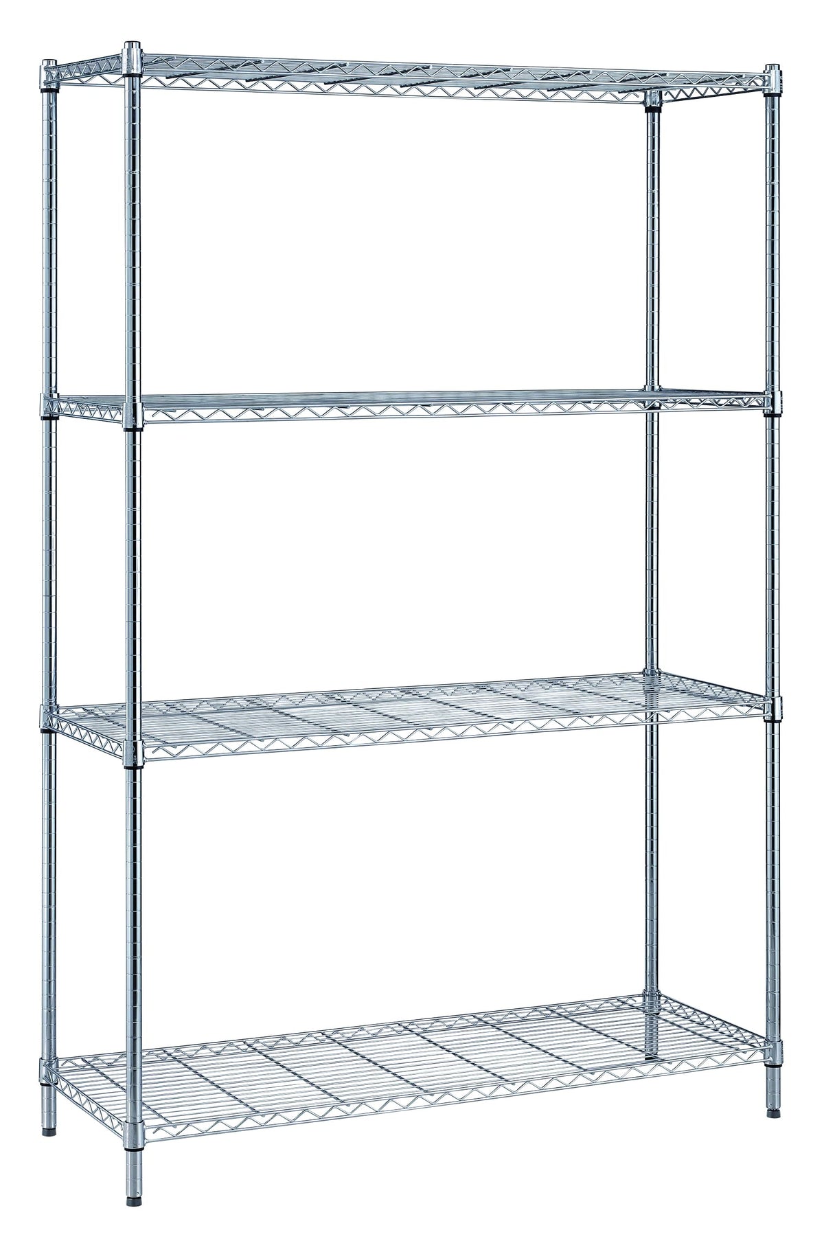 Quantum Storage Systems RWR72-1830LD Adjustable Wire Chrome 4 Shelves 72" H x 30" W x 18" D
