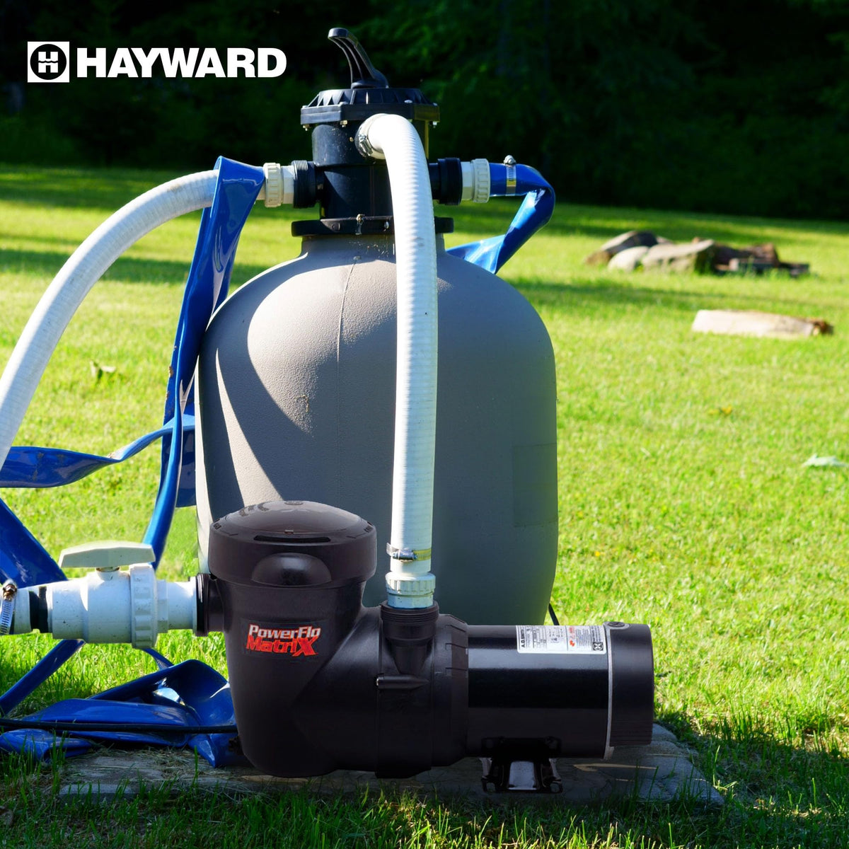 Hayward W3SP1593 PowerFlo Matrix Above Ground Pool Pump, 1.5 HP