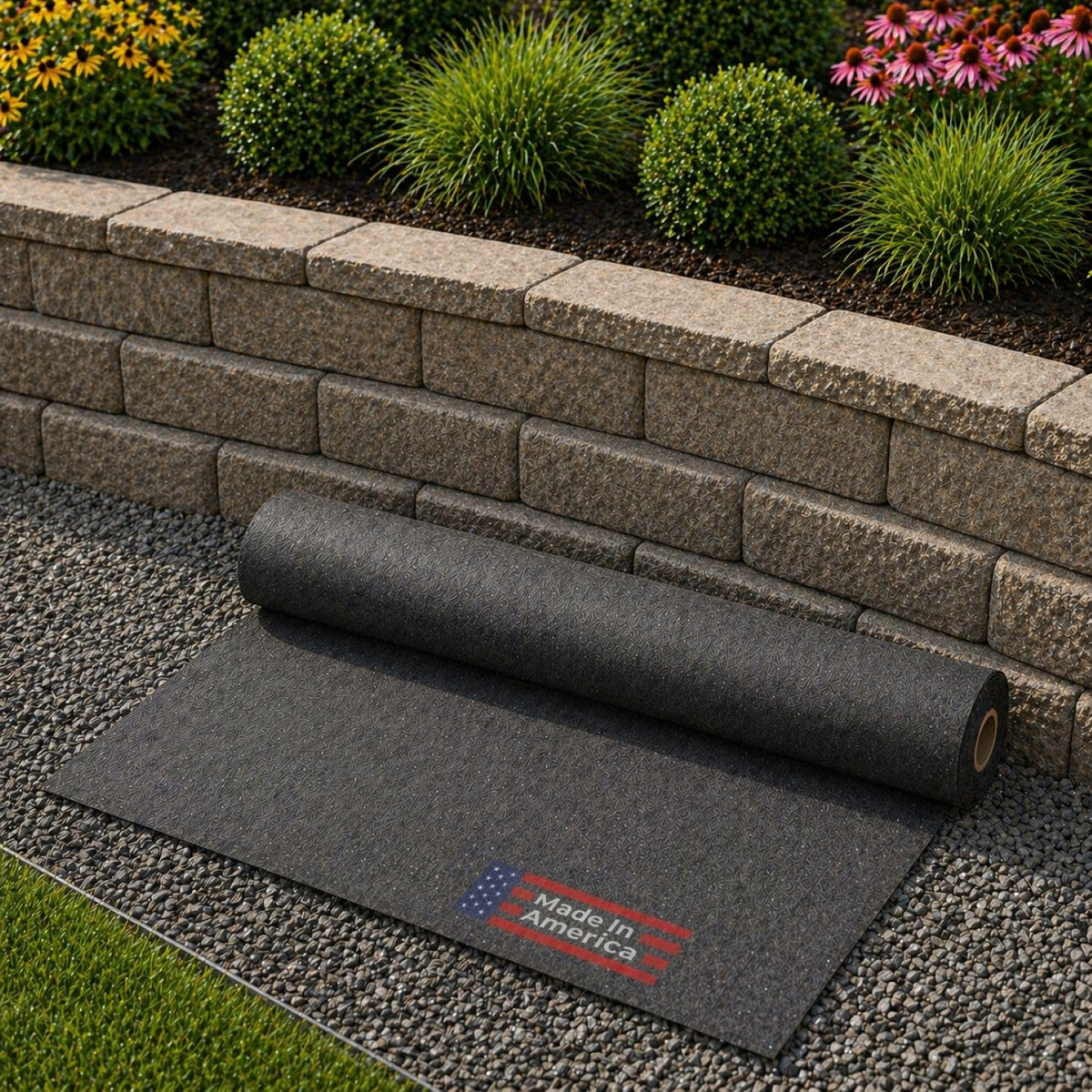 Sandbaggy Retaining Wall Fabric | Non-Woven Geotextile Filter Fabric (8 oz) – Drainage Fabric for Behind Retaining Walls & Landscape Use – USA Made (15 ft x 50 ft Roll)