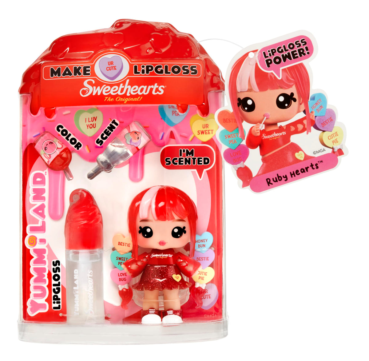 Yummiland x Sweethearts Collection Ruby Hearts Lip Gloss Dolls