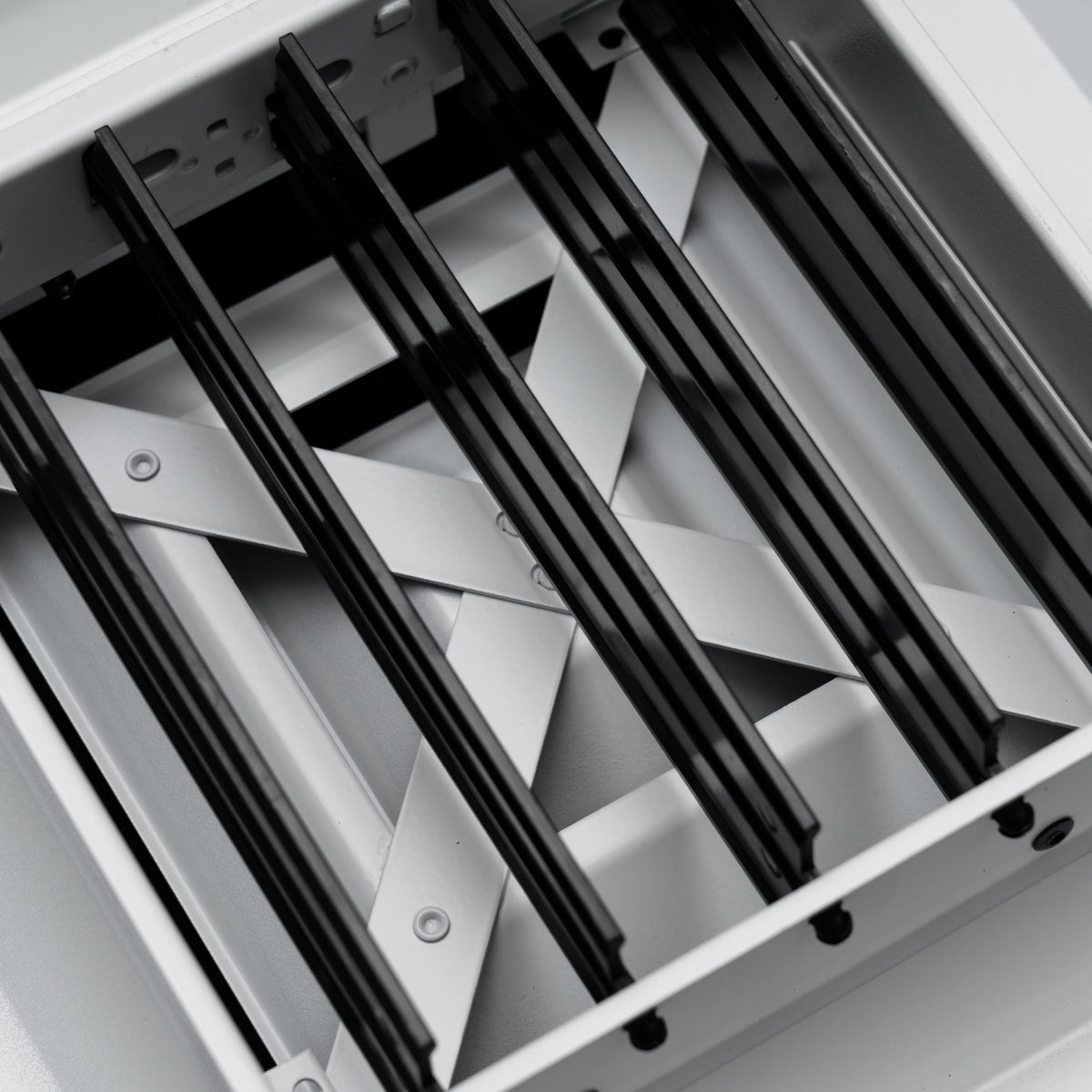 Fits 14x14 Duct Opening 4 Way Aluminum Square Ceiling Diffuser by Handua | Register Vent Cover Grille for Ceiling | Rust Proof | White | Outer Dimensions: 15.75" X 15.75"