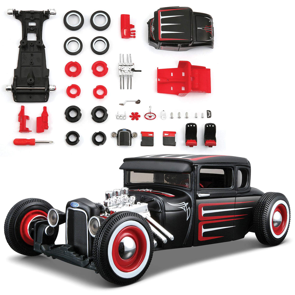 Maisto 1:24 Scale All Star Assembly Line 1929 Ford Model A Diecast Model Kit Small