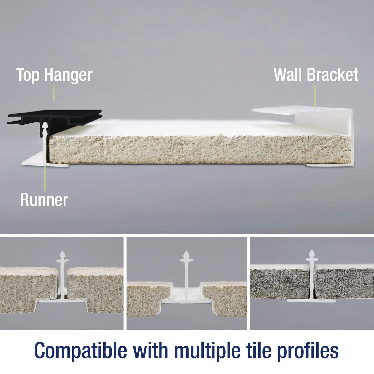 CeilingMAX 100 sq ft White Surface Mount Ceiling Grid Kit