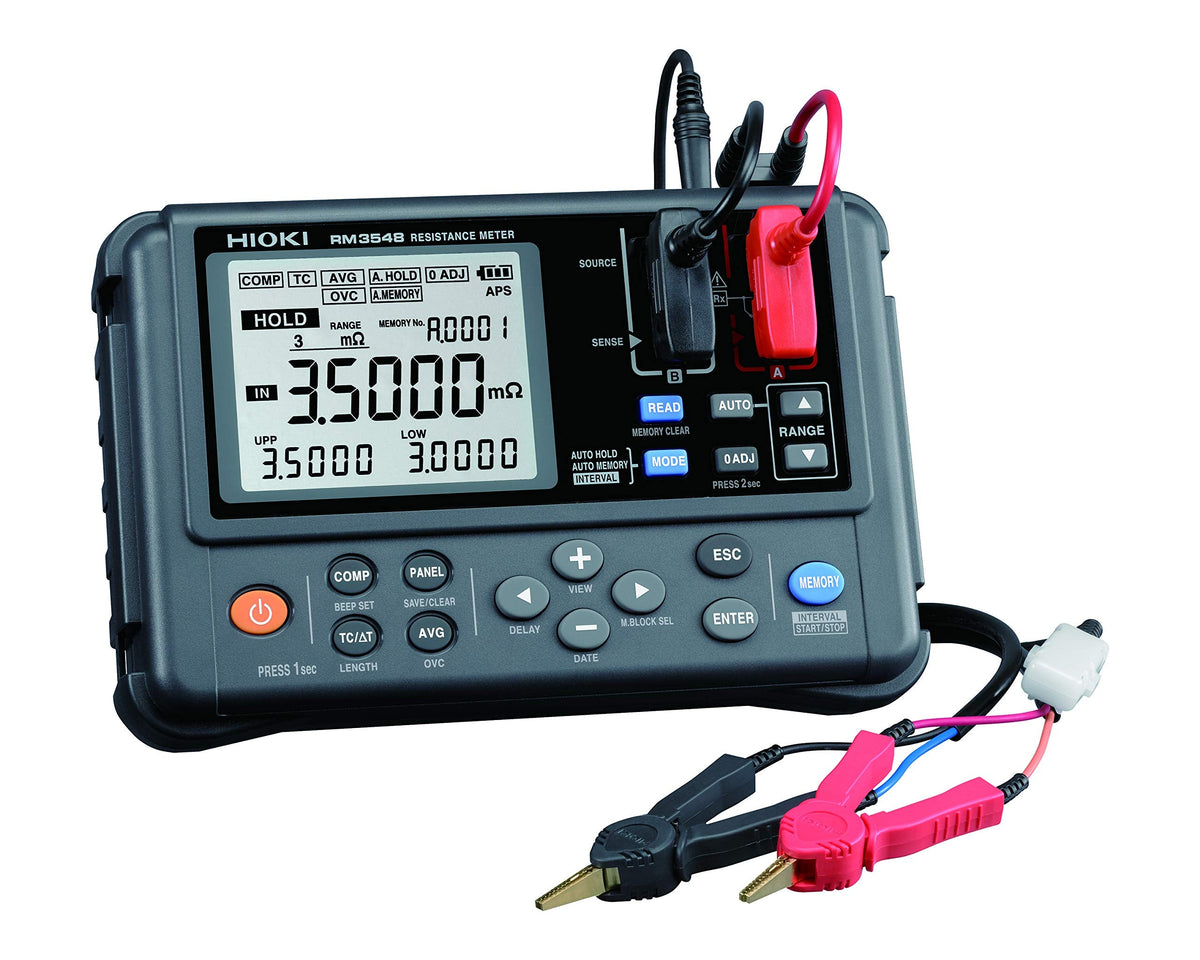 Hioki RM3548 Multimeter, High-Precision Portable Resistance Milli-Ohmmeter