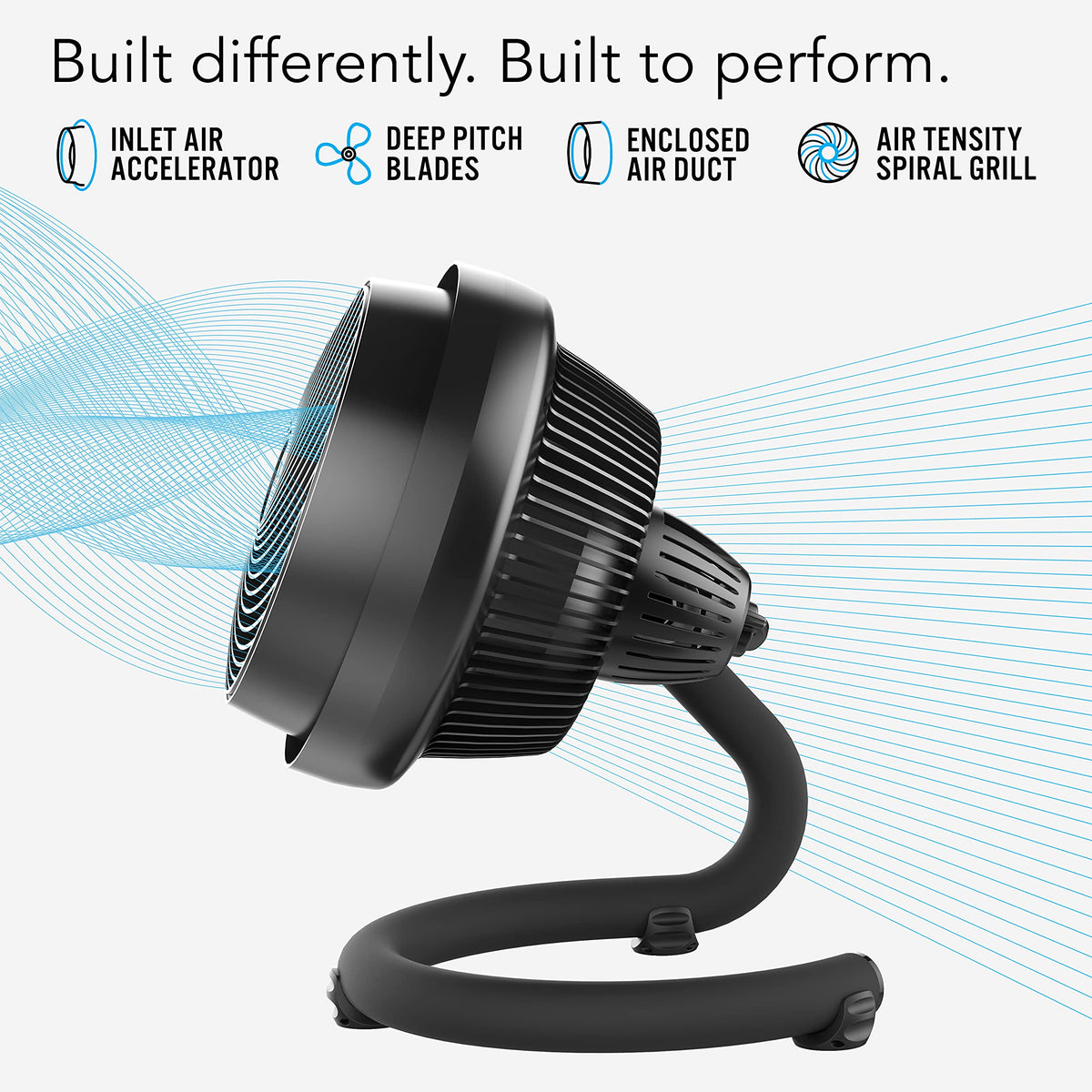Vornado 723 Full-Size Whole Room Air Circulator Fan,Black,Large