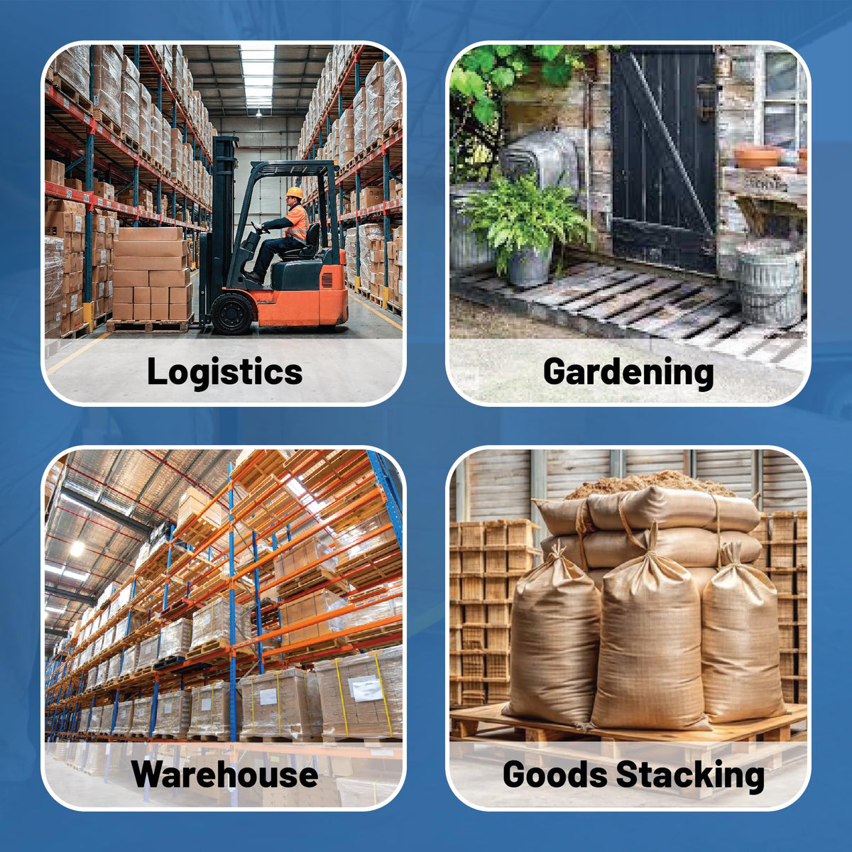 Greaton, 48x24x5 Wooden Pallet Kit, Heavy-Duty Industrial Grade Pinewood, Unassembled Flat-Pack, Stackable & Reusable, Lightweight Floor Pallet, Warehouse, Supermarket & Indoor Storage, 5-Pack