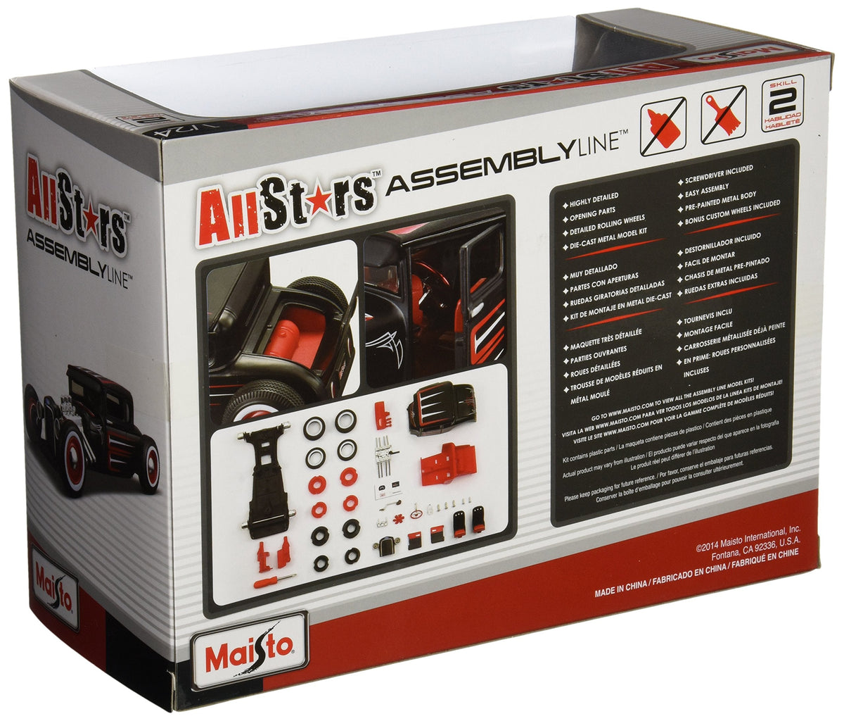 Maisto 1:24 Scale All Star Assembly Line 1929 Ford Model A Diecast Model Kit Small