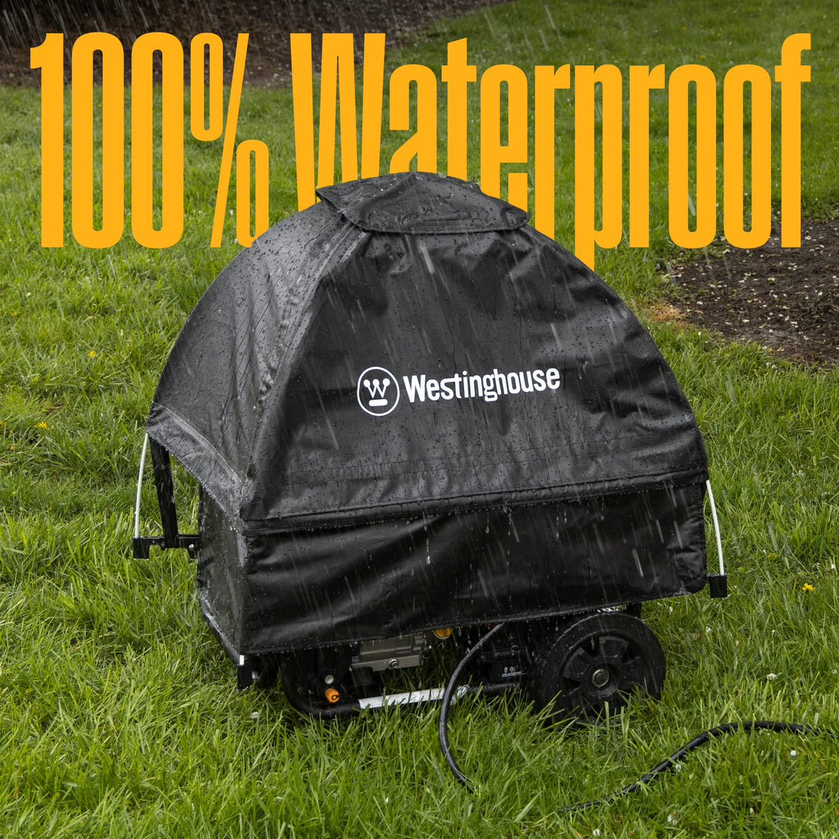 Westinghouse WGenTent Generator Running Cover for Open Frame Generators,Black