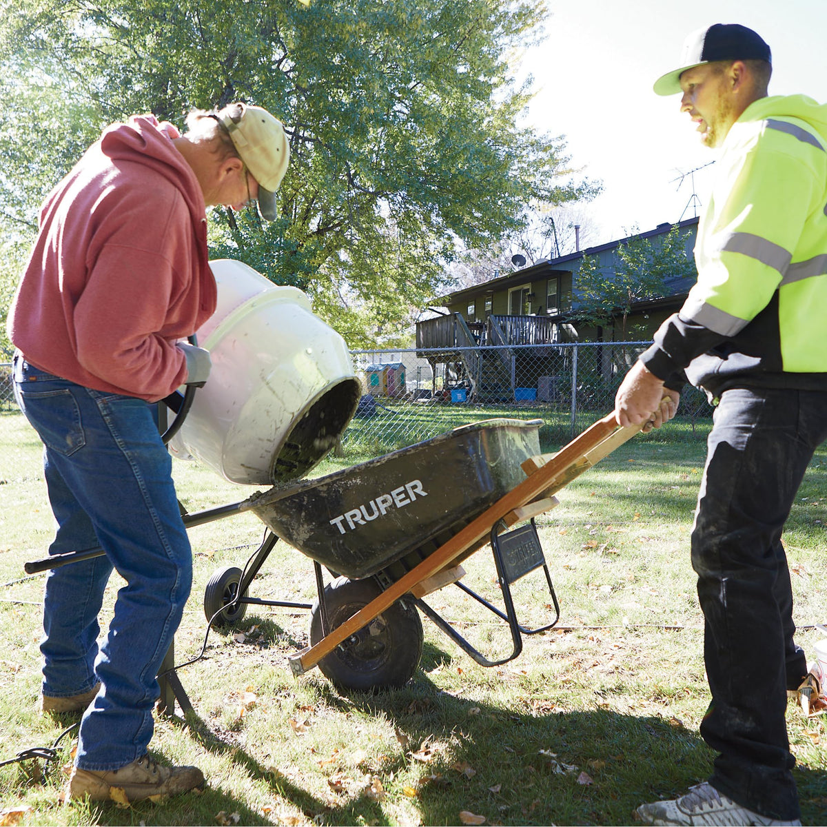 Klutch Electric Cement Mixer, 6.35 Cu. Ft. Drum