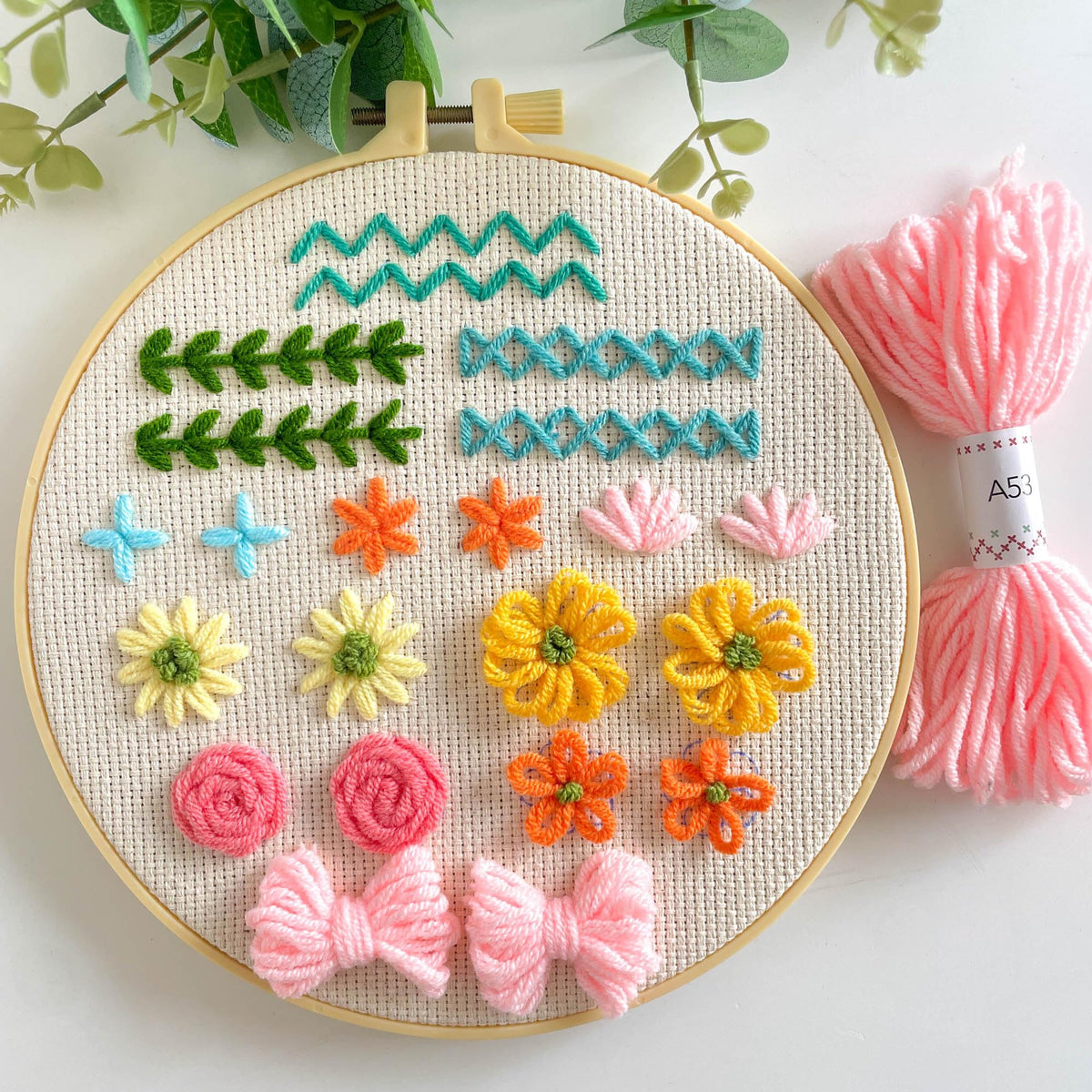 Myfelicity Punch nedle kit,Punch Needle Kits Adults Beginner,Learn Various Needlework Techniques for poking Embroidery