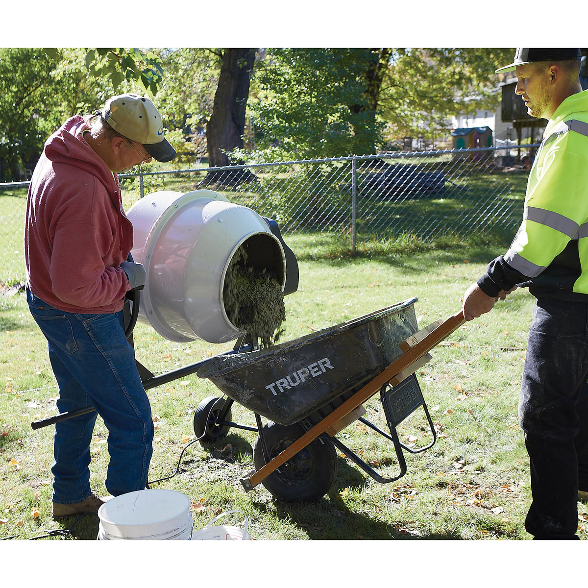 Klutch Electric Cement Mixer, 6.35 Cu. Ft. Drum